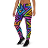 Rainbow Geometric Abstract Women's Joggers-grizzshop