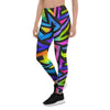 Rainbow Geometric Abstract Women's Leggings-grizzshop