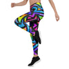 Rainbow Geometric Abstract Women's Leggings-grizzshop