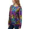 Rainbow Geometric Abstract Women's Sweatshirt-grizzshop