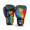 Rainbow Hand LGBT Pride Print Boxing Gloves-grizzshop