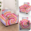 Rainbow Hippie Tie Dye Armchair Cover-grizzshop