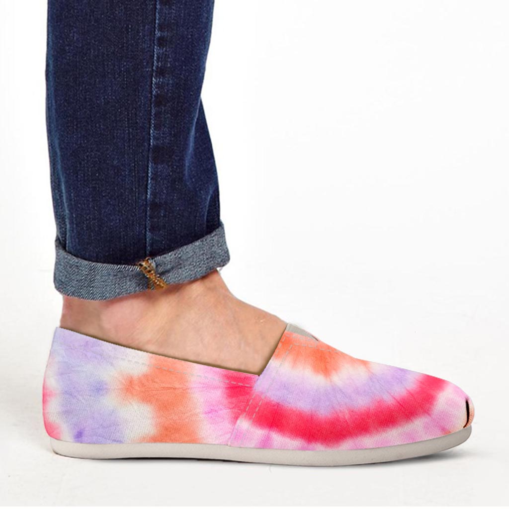 Rainbow Hippie Tie Dye Canvas Shoes-grizzshop