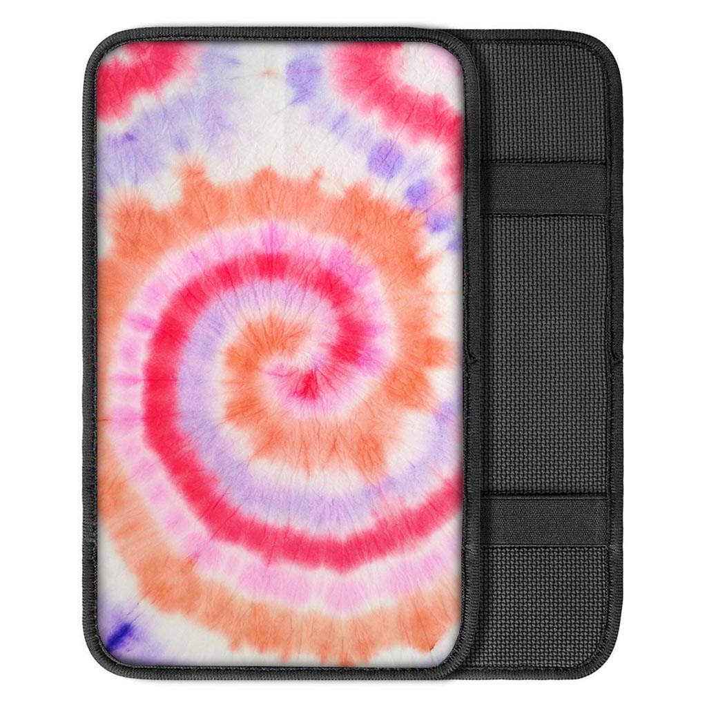 Rainbow Hippie Tie Dye Car Console Cover-grizzshop