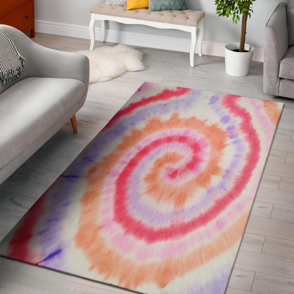 Rainbow Hippie Tie Dye Floor Mat-grizzshop