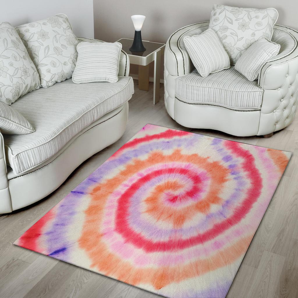 Rainbow Hippie Tie Dye Floor Mat-grizzshop