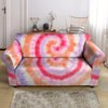 Rainbow Hippie Tie Dye Loveseat Cover-grizzshop