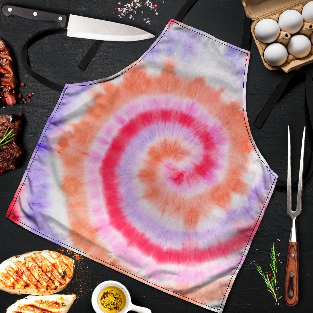 Rainbow Hippie Tie Dye Men's Apron-grizzshop