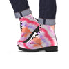 Rainbow Hippie Tie Dye Men's Boots-grizzshop