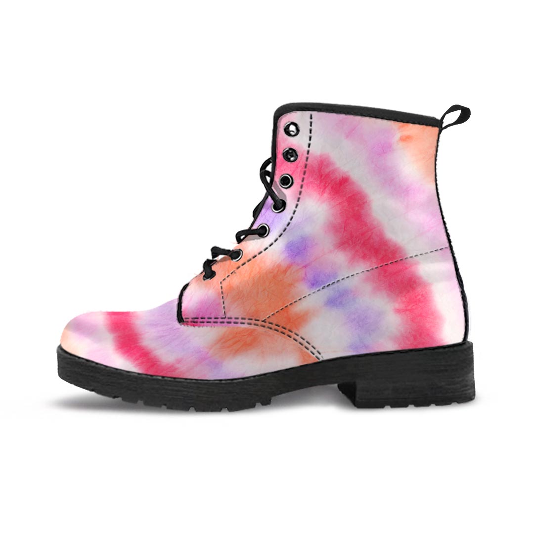 Rainbow Hippie Tie Dye Men's Boots-grizzshop