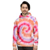 Rainbow Hippie Tie Dye Men's Hoodie-grizzshop