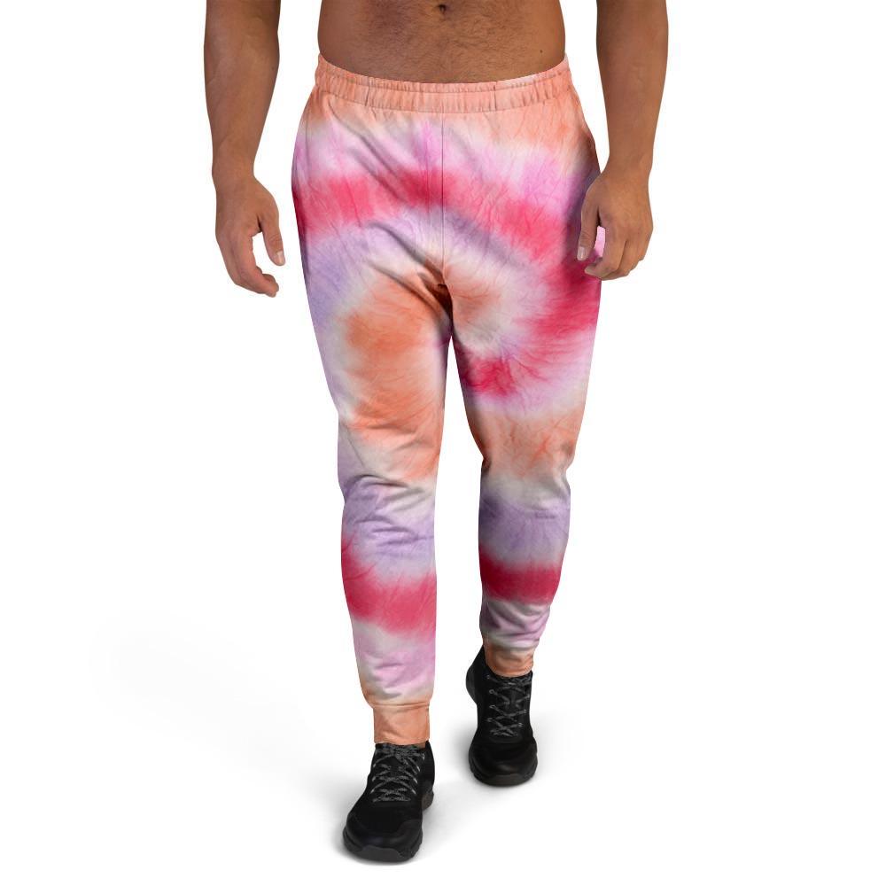 Rainbow Hippie Tie Dye Men's Joggers-grizzshop