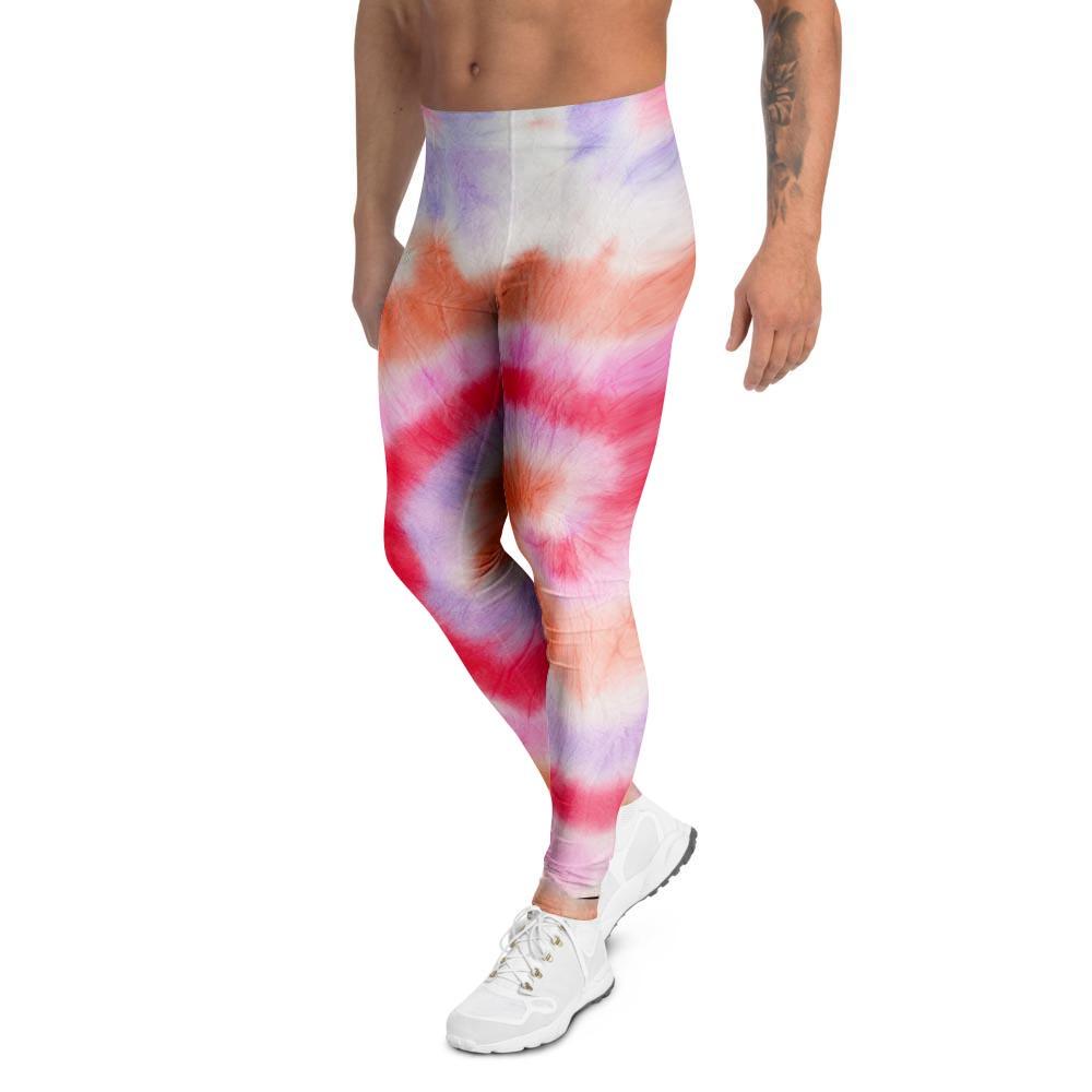 Rainbow Hippie Tie Dye Men's Leggings-grizzshop