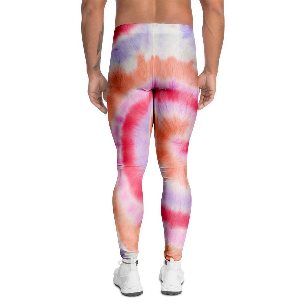 Rainbow Hippie Tie Dye Men's Leggings-grizzshop