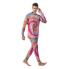 Rainbow Hippie Tie Dye Men's Pajamas-grizzshop