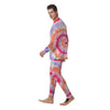 Rainbow Hippie Tie Dye Men's Pajamas-grizzshop