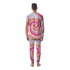 Rainbow Hippie Tie Dye Men's Pajamas-grizzshop