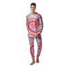 Rainbow Hippie Tie Dye Men's Pajamas-grizzshop