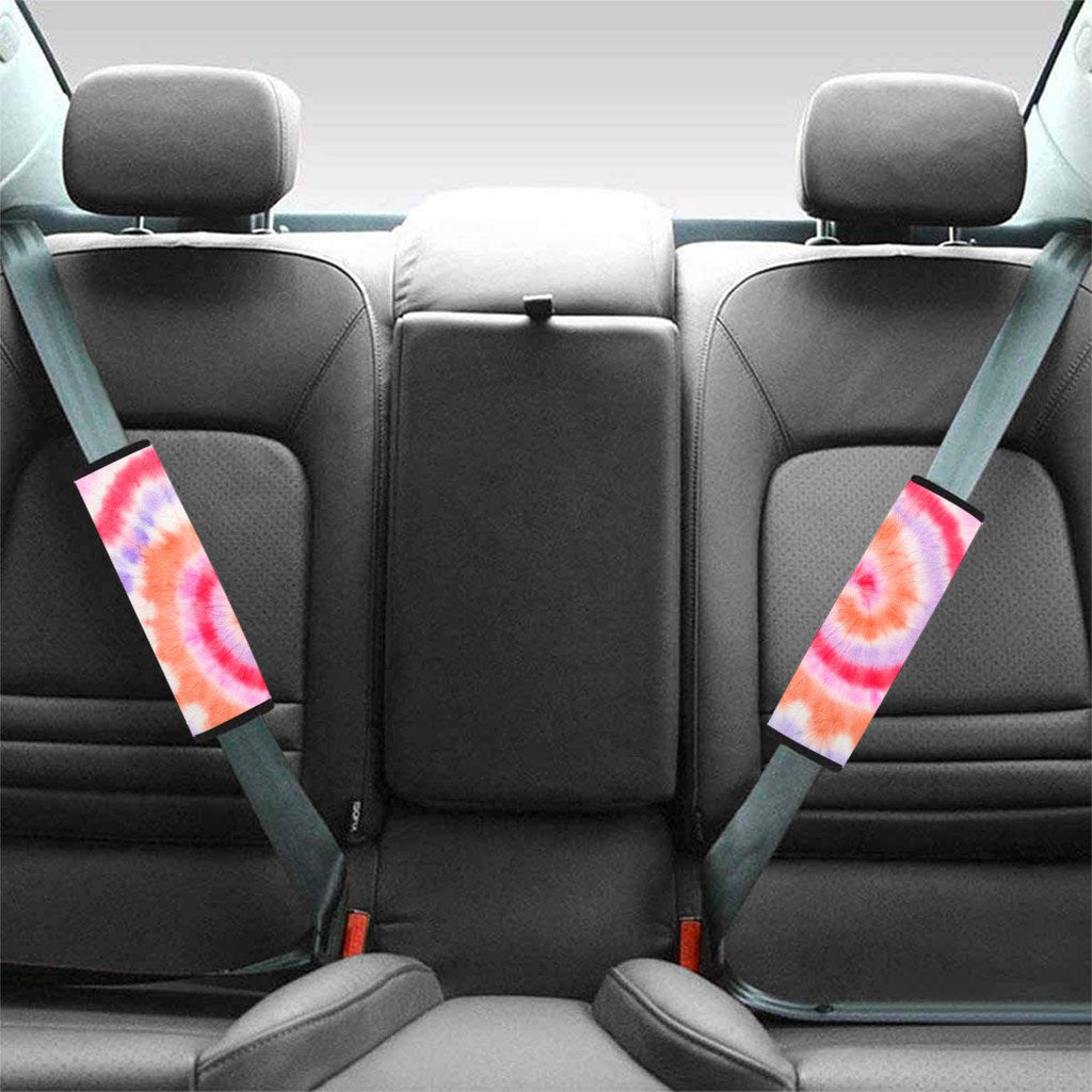 Rainbow Hippie Tie Dye Seat Belt Cover-grizzshop