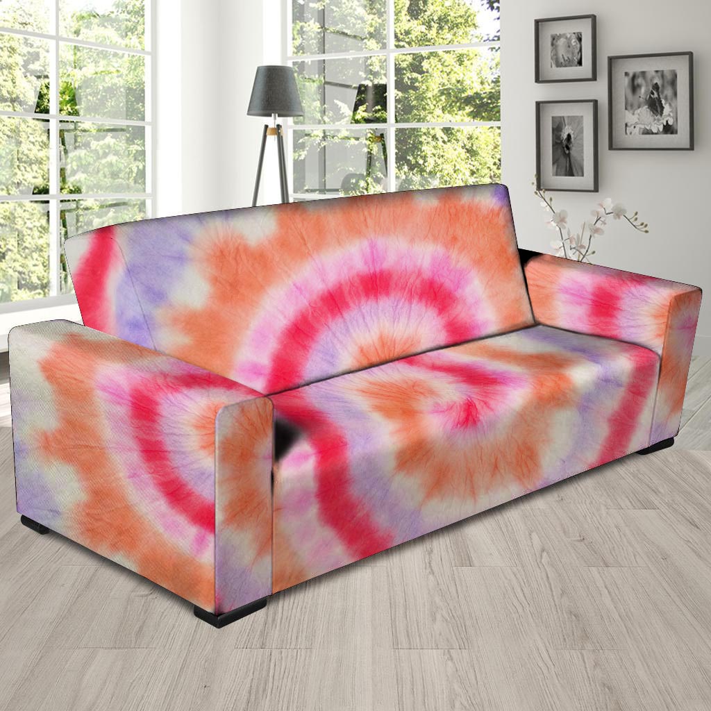 Rainbow Hippie Tie Dye Sofa Cover-grizzshop