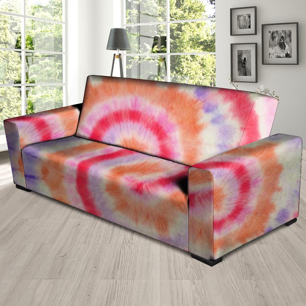 Rainbow Hippie Tie Dye Sofa Cover-grizzshop