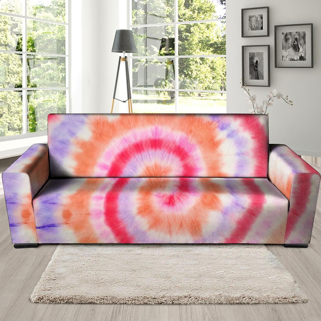 Rainbow Hippie Tie Dye Sofa Cover-grizzshop