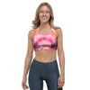 Rainbow Hippie Tie Dye Sports Bra-grizzshop