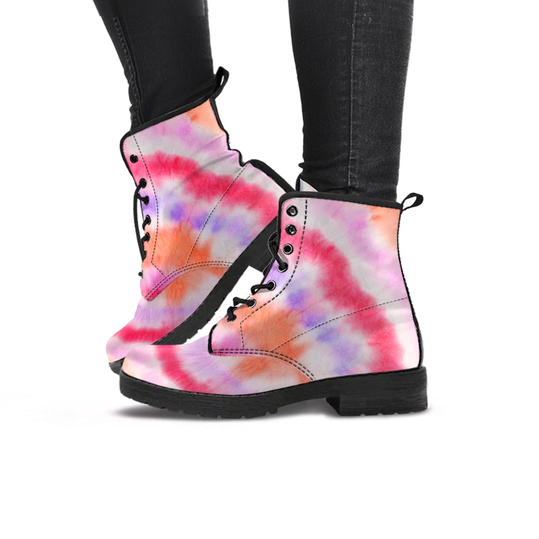 Rainbow Hippie Tie Dye Women's Boots-grizzshop