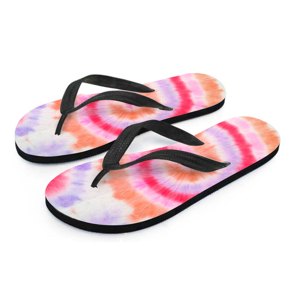 Rainbow Hippie Tie Dye Women's Flip Flops-grizzshop
