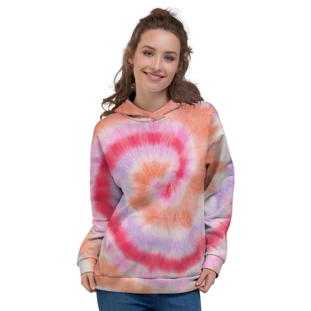 Rainbow Hippie Tie Dye Women's Hoodie-grizzshop