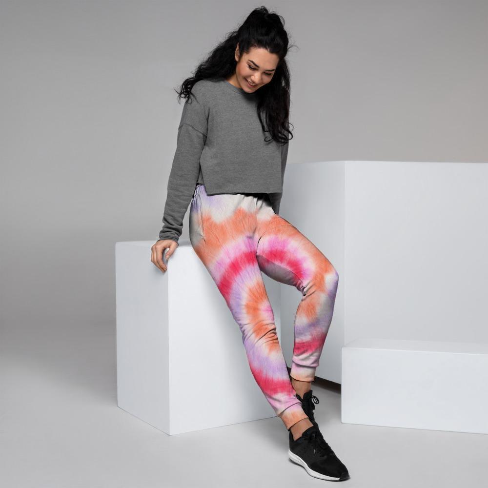 Rainbow Hippie Tie Dye Women's Joggers-grizzshop