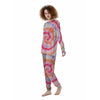 Rainbow Hippie Tie Dye Women's Pajamas-grizzshop