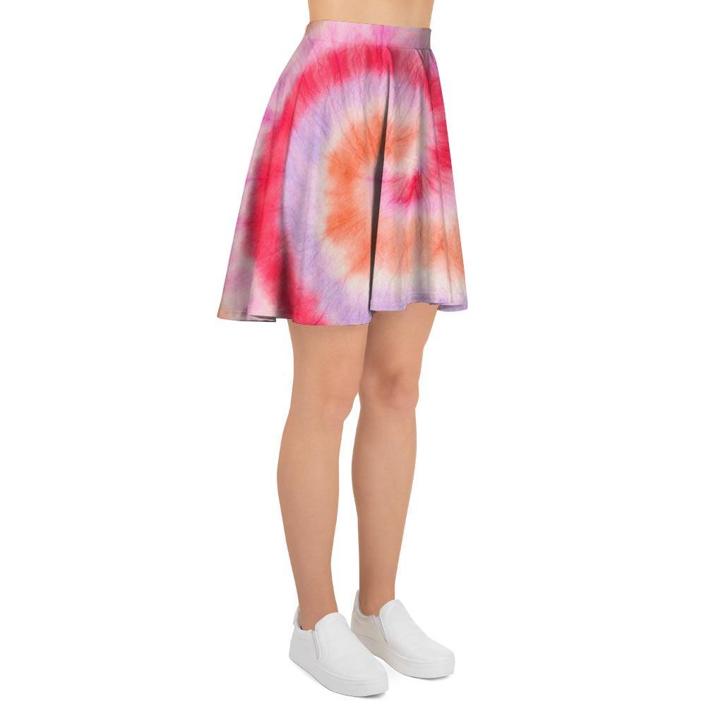 Rainbow Hippie Tie Dye Women's Skirt-grizzshop
