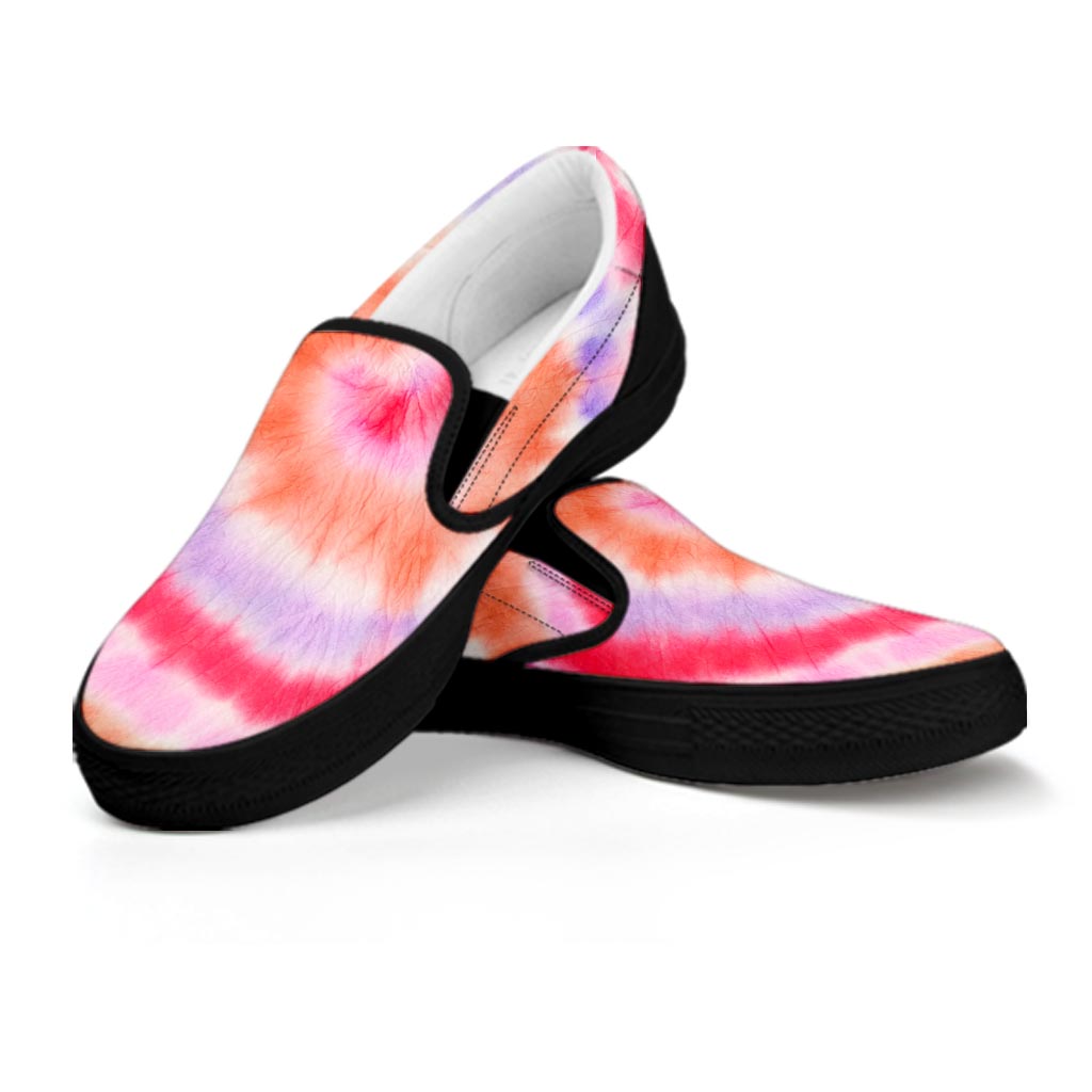 Rainbow Hippie Tie Dye Women's Slip On Sneakers-grizzshop