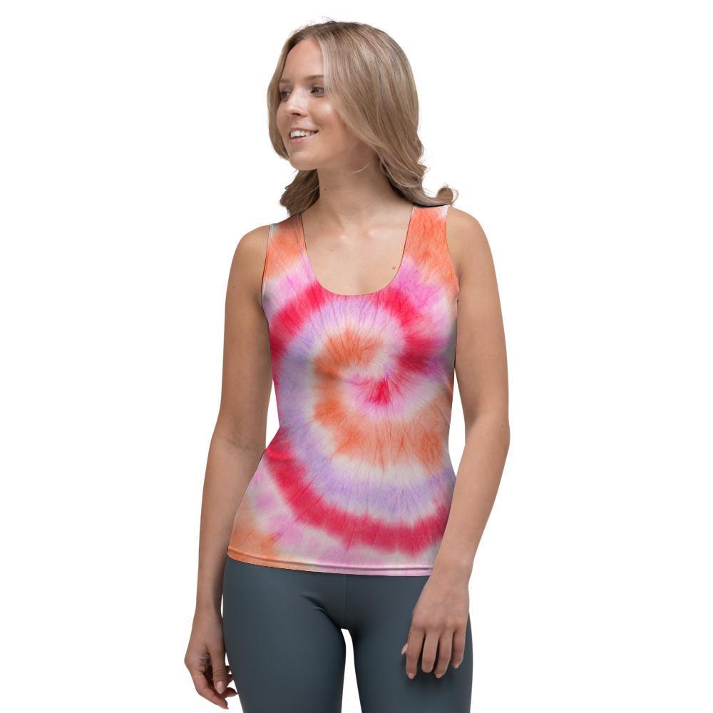 Rainbow Hippie Tie Dye Women's Tank Top-grizzshop