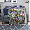 Rainbow LGBT Leopard Print Pattern Blanket-grizzshop