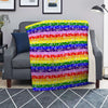 Rainbow LGBT Paisley Bandana Print Blanket-grizzshop