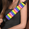 Rainbow LGBT Paisley Bandana Print Car Seat Belt Cover-grizzshop