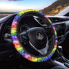 Rainbow LGBT Paisley Bandana Print Car Steering Wheel Cover-grizzshop