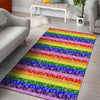 Rainbow LGBT Paisley Bandana Print Floor Mat-grizzshop