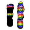 Rainbow LGBT Paisley Bandana Print Muay Thai Shin Guards-grizzshop