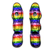 Rainbow LGBT Paisley Bandana Print Muay Thai Shin Guards-grizzshop