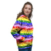 Rainbow LGBT Paisley Bandana Print Women's Hoodie-grizzshop