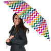 Rainbow LGBT Zigzag Print Pattern Umbrella-grizzshop