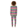 Rainbow LGBT Zigzag Print Pattern Women's Pajamas-grizzshop