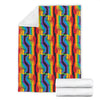 Rainbow Lgbt Pride Pattern Print Blanket-grizzshop