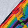 Rainbow Lgbt Pride Pattern Print Blanket-grizzshop