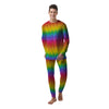 Rainbow Light Blobs Print Pattern Men's Pajamas-grizzshop