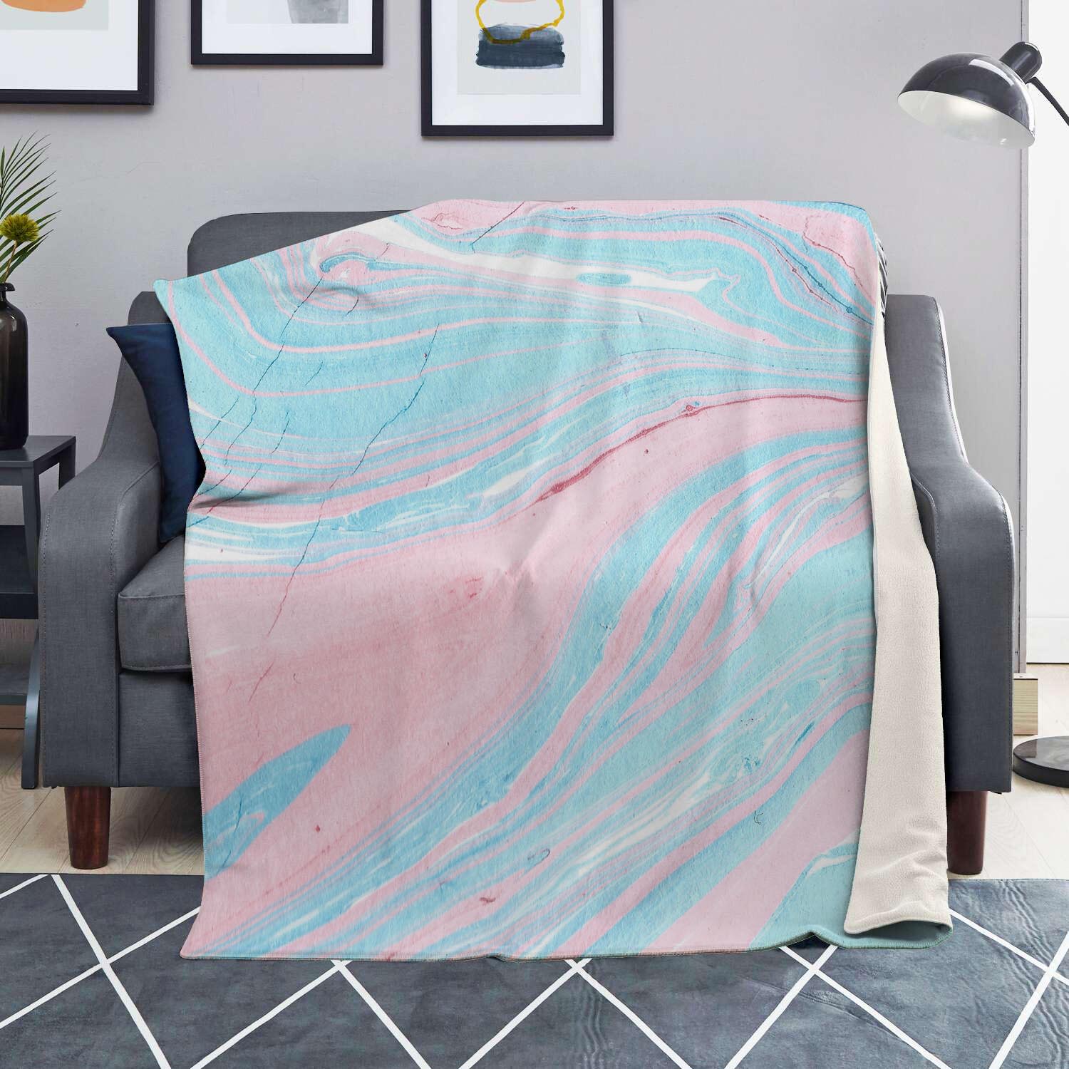 Rainbow Marble Blanket-grizzshop