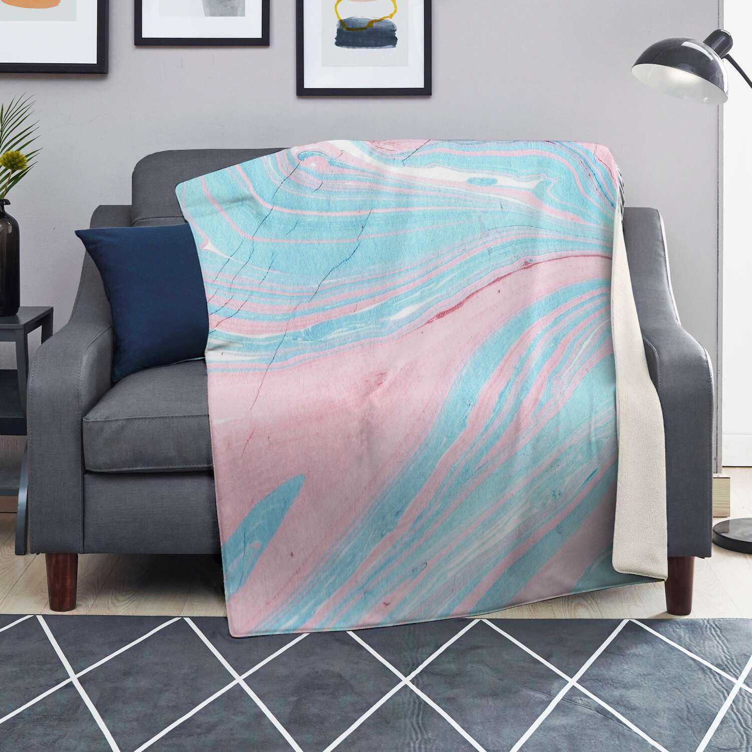 Rainbow Marble Blanket-grizzshop